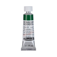 Schmincke Horadam vopsea acuarelă în tub 15 ml - Onetz – 534 Verde măsliniu permanent