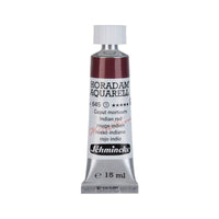 Schmincke Horadam vopsea acuarelă în tub 15 ml - Onetz – 645 Roșu indian