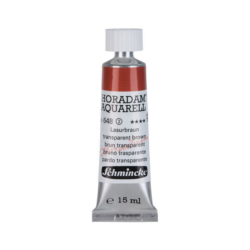 Schmincke Horadam vopsea acuarelă în tub 15 ml - Onetz – 648 Maro transparent