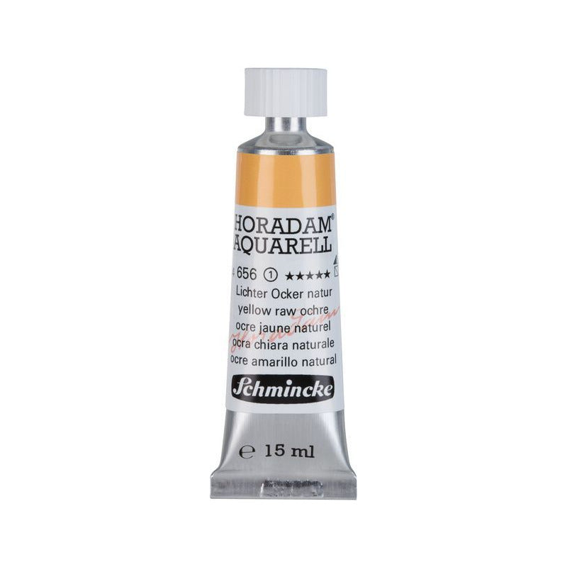 Schmincke Horadam vopsea acuarelă în tub 15 ml - Onetz – 656 Ocru galben natural