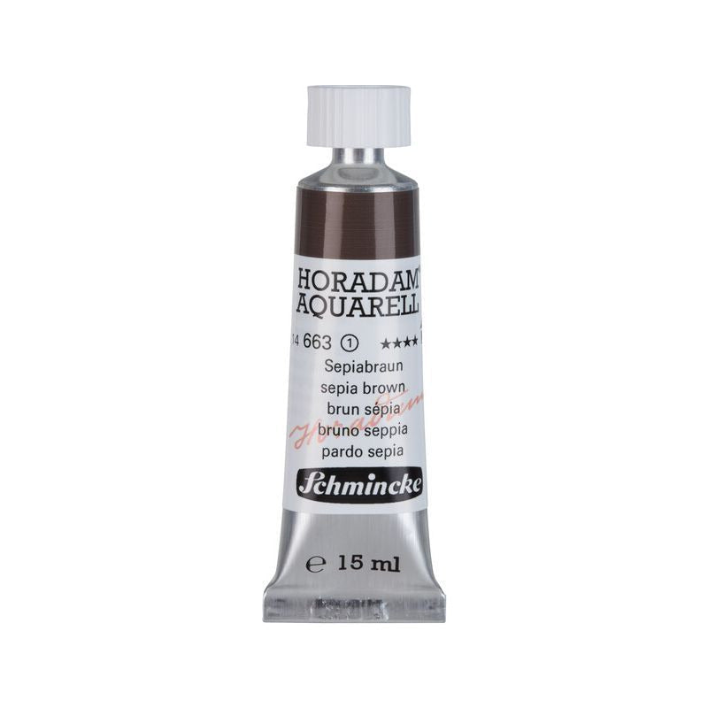 Schmincke Horadam vopsea acuarelă în tub 15 ml - Onetz – 663 Maro sepia