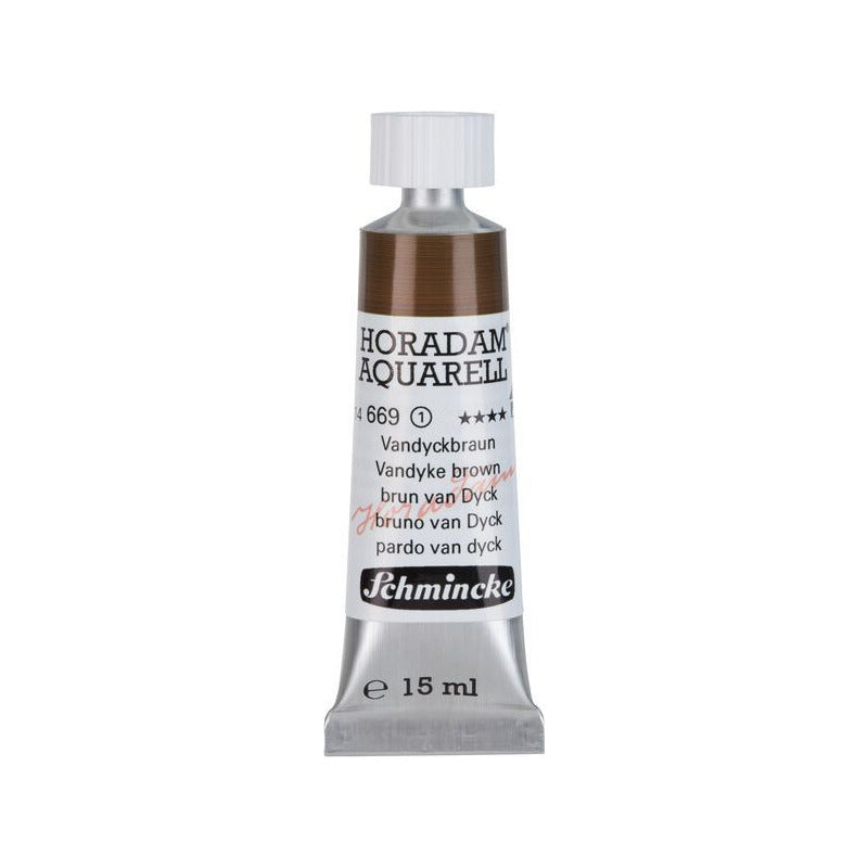 Schmincke Horadam vopsea acuarelă în tub 15 ml - Onetz – 669 Maro Van Dyck