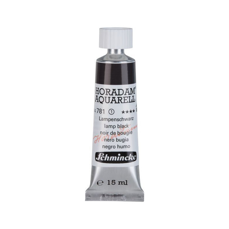 Schmincke Horadam vopsea acuarelă în tub 15 ml - Onetz – 781 Negru de fum