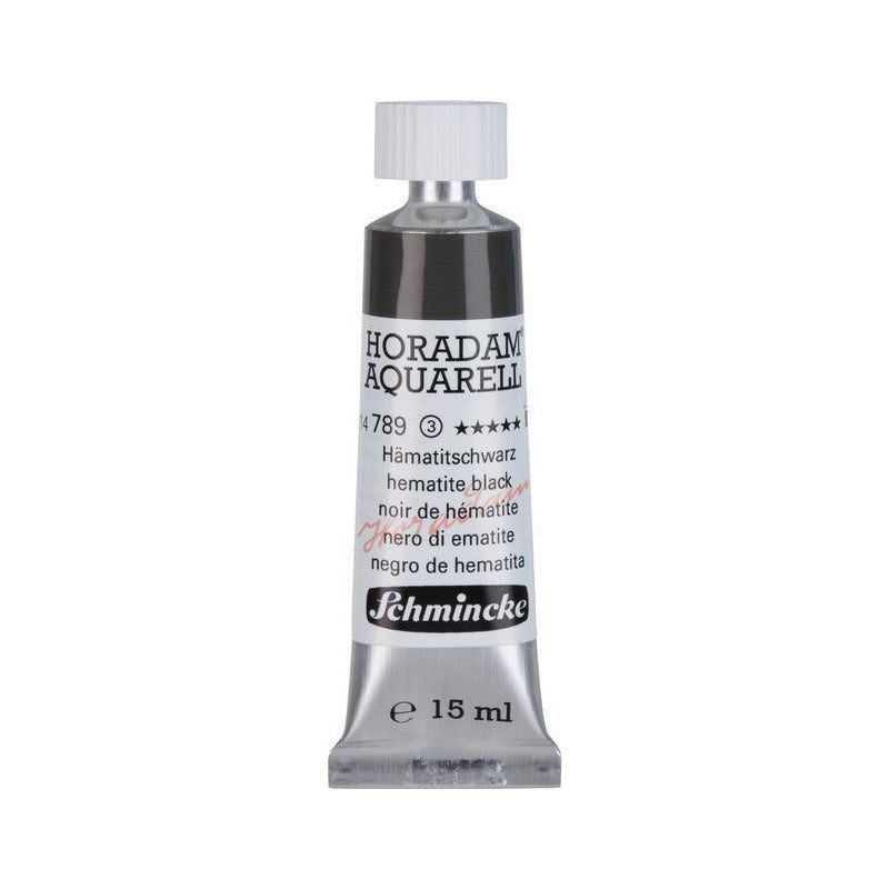 Schmincke Horadam vopsea acuarelă în tub 15 ml - Onetz – 789 Negru hematit