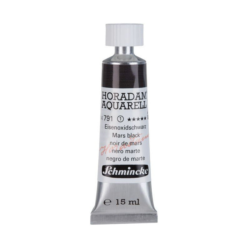 Schmincke Horadam vopsea acuarelă în tub 15 ml - Onetz – 791 Negru Marte