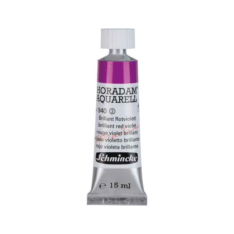 Schmincke Horadam vopsea acuarelă în tub 15 ml - Onetz – 940 Violet roșu strălucitor