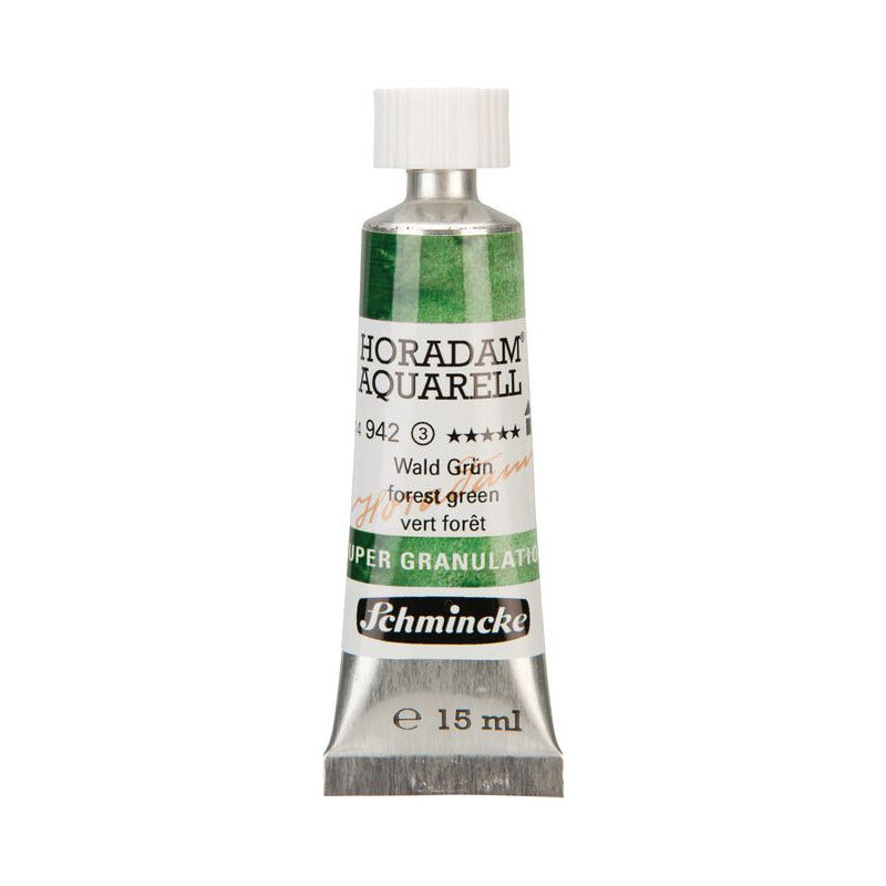 Schmincke Horadam vopsea acuarelă în tub 15 ml - Onetz – 942 Verde pădure