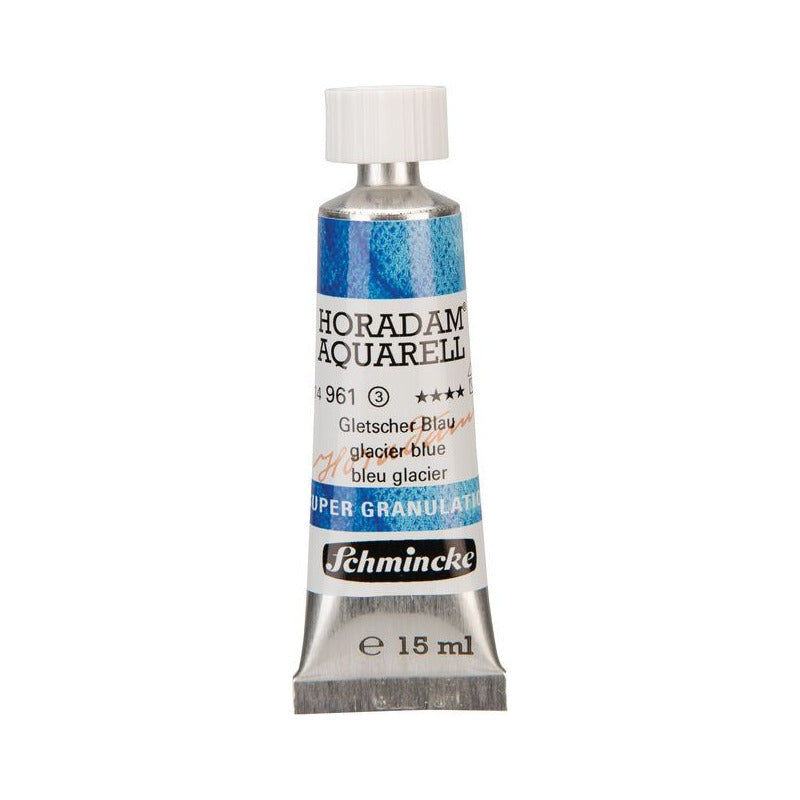 Schmincke Horadam vopsea acuarelă în tub 15 ml - Onetz – 961 Albastru ghețar