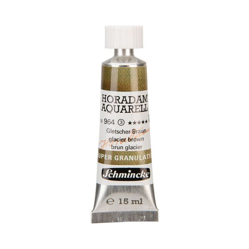 Schmincke Horadam vopsea acuarelă în tub 15 ml - Onetz – 964 Brun ghețar