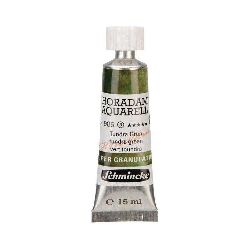 Schmincke Horadam vopsea acuarelă în tub 15 ml - Onetz – 985 Verde Tundra