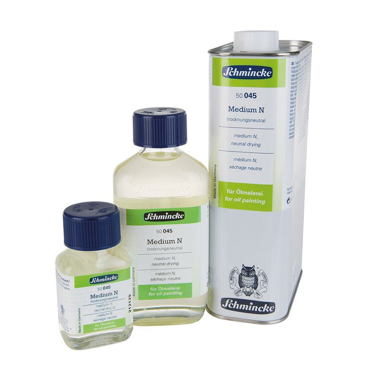 schmincke medium n pentru culori de ulei diverse volume
