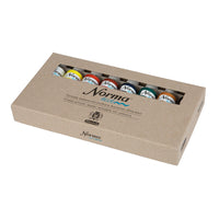 Schmincke NORMA Blue set în cutie de carton, 8 x 35 ml