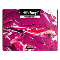 Schmincke PRIMAcryl cutie din lemn cu culori acrilice 10 x 35 ml + alb 150 ml și pensule