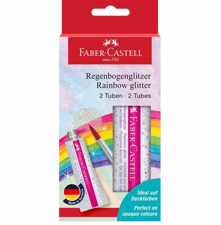 sclipici curcubeu pentru vopsele de acuarela 2 x 12ml ro fbc125089