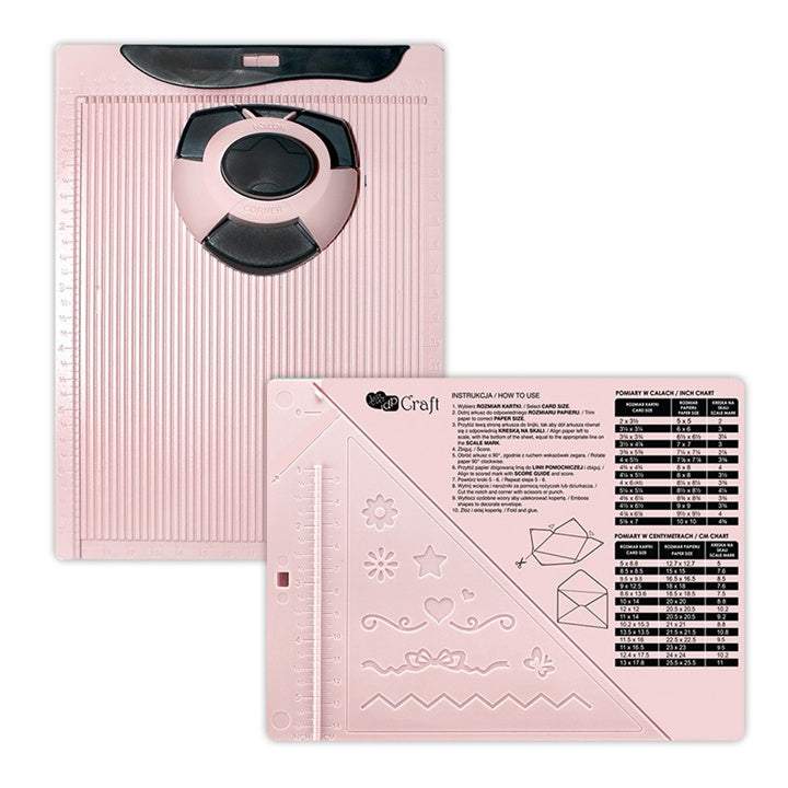 scoring pad with corner punch pentru crearea de felicitari si plicuri ro dpcjctb 002