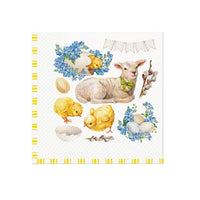 servetele decoupage easter lamb frame 1 buc ro mxhsdl136200
