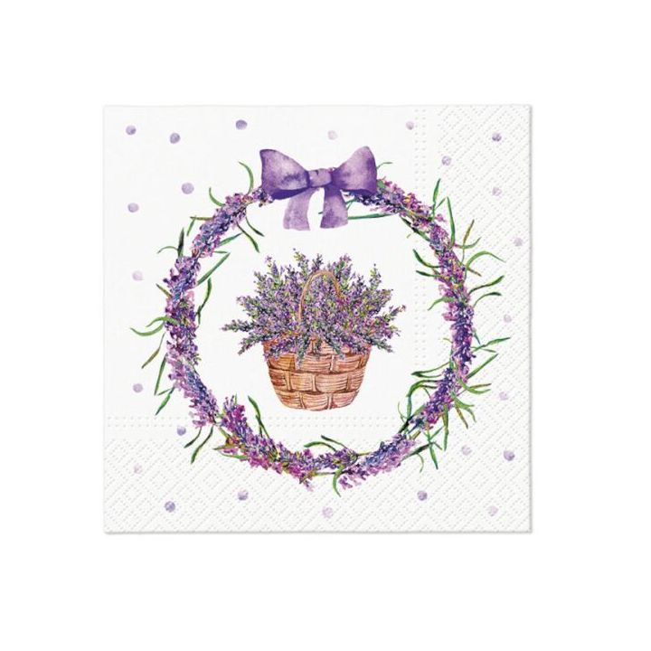servetele decoupage lavender basket 1 buc ro mxhtl123400