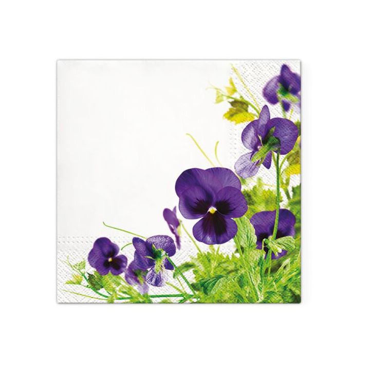 servetele decoupage pansies frame 1 buc ro mxhtl121900