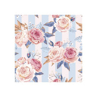 servetele decoupage pink roses on blue stripes 1 buc ro mxhsdog034902