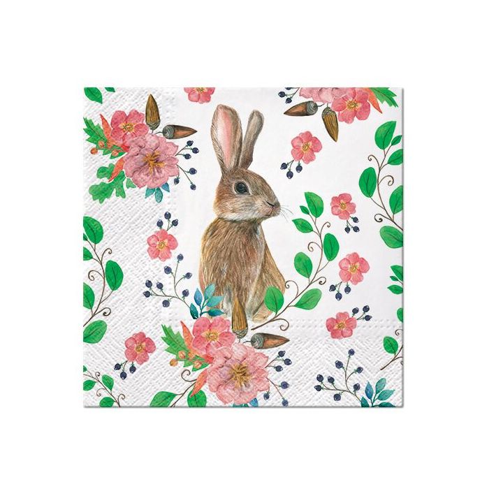 servetele decoupage rabbit berries 1 buc ro mxhsdl134000