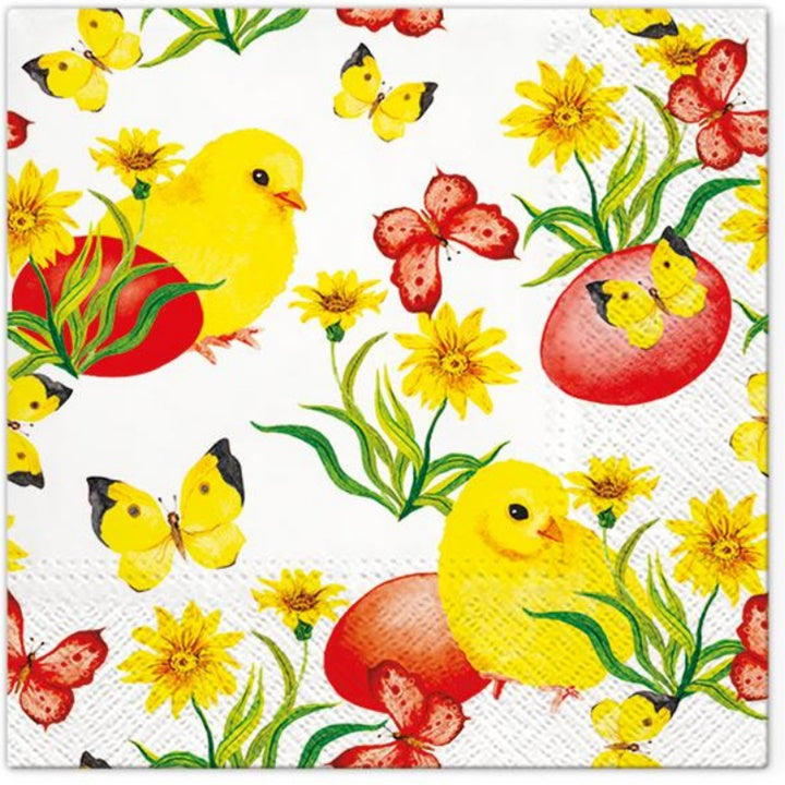 servetele decupaj chicks and butterflies 1 buc ro mxhtl120500