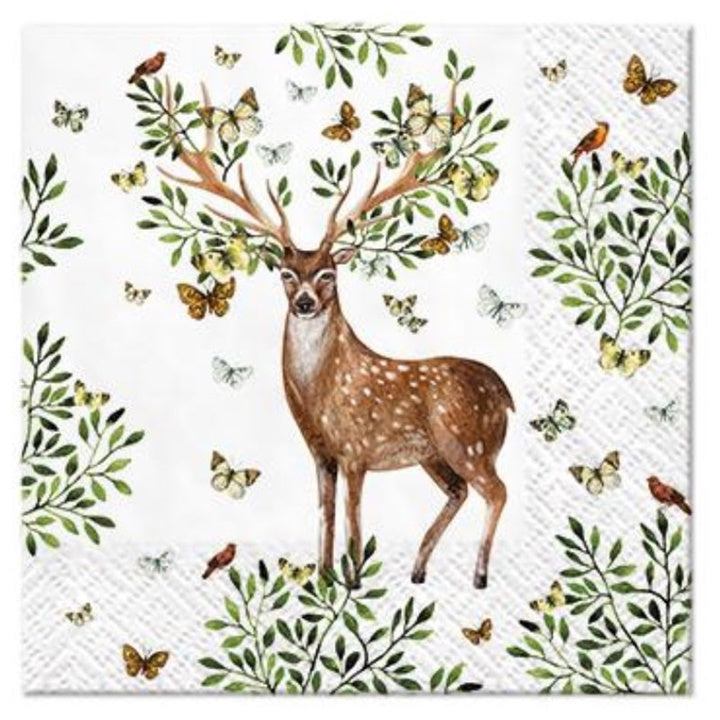 servetele decupaj cocktail forest antlers 1 buc ro mxhsdl132500
