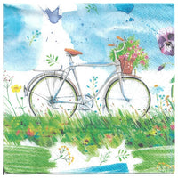 servetele decupaj watercolour biciclete 1 buc ro mxhsdl134700