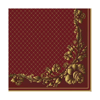 servetele eco pentru decoupage gold frame and net on crimson 1 buc ro mxhslog051301