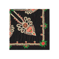 servetele eco pentru decoupaj parzenica pattern black 1 buc ro mxhslog047802