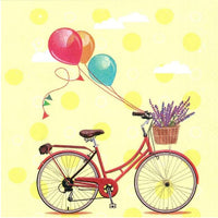 servetele pentru decoupage bicycle with balloons 1 buc ro mxhslog042201