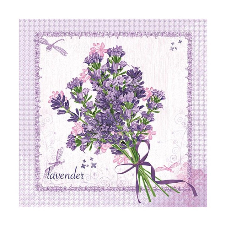 servetele pentru decoupage buchet de lavanda 1 buc ro mxhslog029401