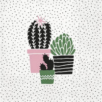 servetele pentru decoupage cactus on dots rose 1 buc ro mxhtl701004