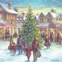 servetele pentru decoupage christmas market 1 buc ro mxh310704