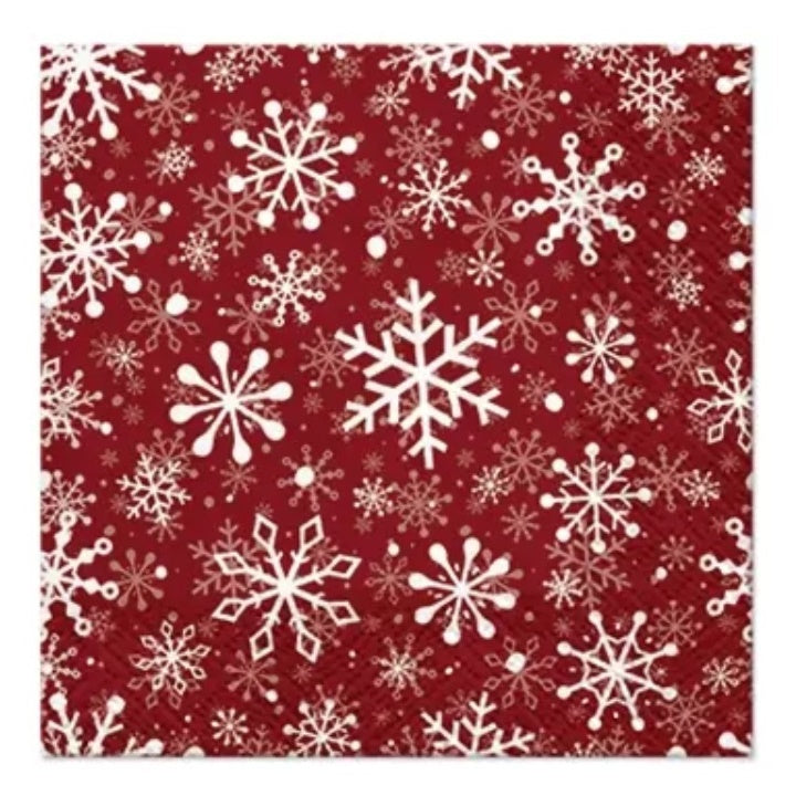 servetele pentru decoupage christmas snowflakes rosu 1 buc ro mxhsdc230603