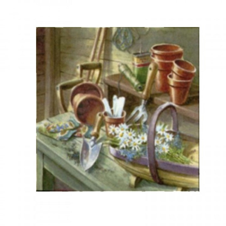 servetele pentru decoupage daisies in garden shed 1 buc ro hbb363430