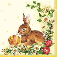 servetele pentru decoupage easter egg and hare yellow 1 buc ro mxhslwl000701