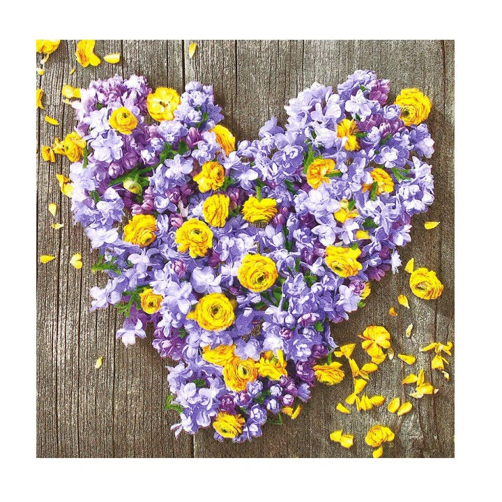 servetele pentru decoupage flori in forma de inima 1 buc ro mxhslwi006401
