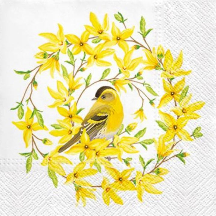 servetele pentru decoupage forsythia bird 1 buc ro mxhsdl121800