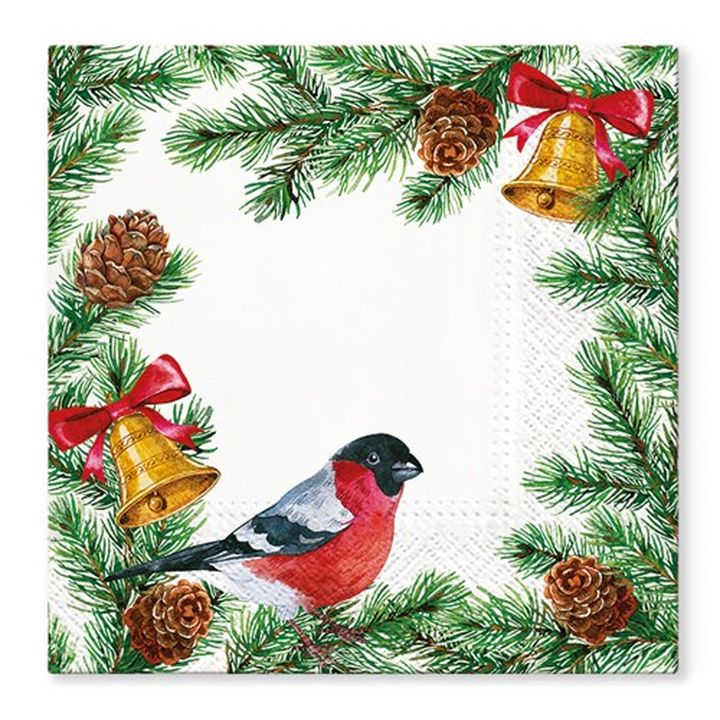 servetele pentru decoupage frame with bells 1 buc ro mxhtl811000