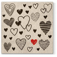 servetele pentru decoupage heart 1 buc ro mxhsdle093800