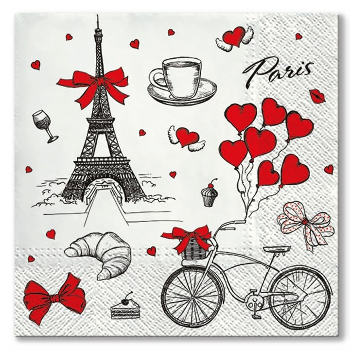 servetele pentru decoupage i love france 1 piesa ro mxhtl701400