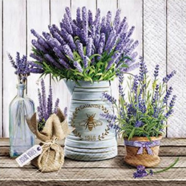 servetele pentru decoupage lavender in bucket 1 buc ro mxhsdc122500
