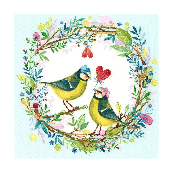servetele pentru decoupage pasari indragostite 1 buc ro mxh200416
