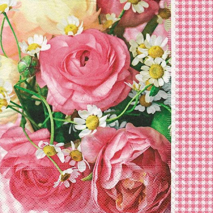 servetele pentru decoupage pink ranunculus 1 buc ro mxh21655