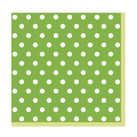 servetele pentru decoupage verde cu puncte albe 1 produs ro mxhslog038302