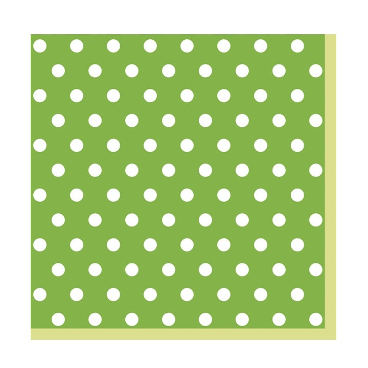 servetele pentru decoupage verde cu puncte albe 1 produs ro mxhslog038302