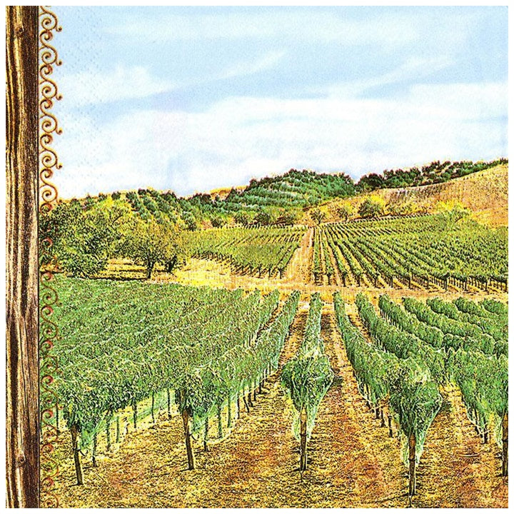 servetele pentru decoupage vineyard 1 buc ro mxhslog036701