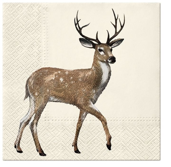 servetele pentru decoupage walking deer 1 buc ro mxhsdl097705
