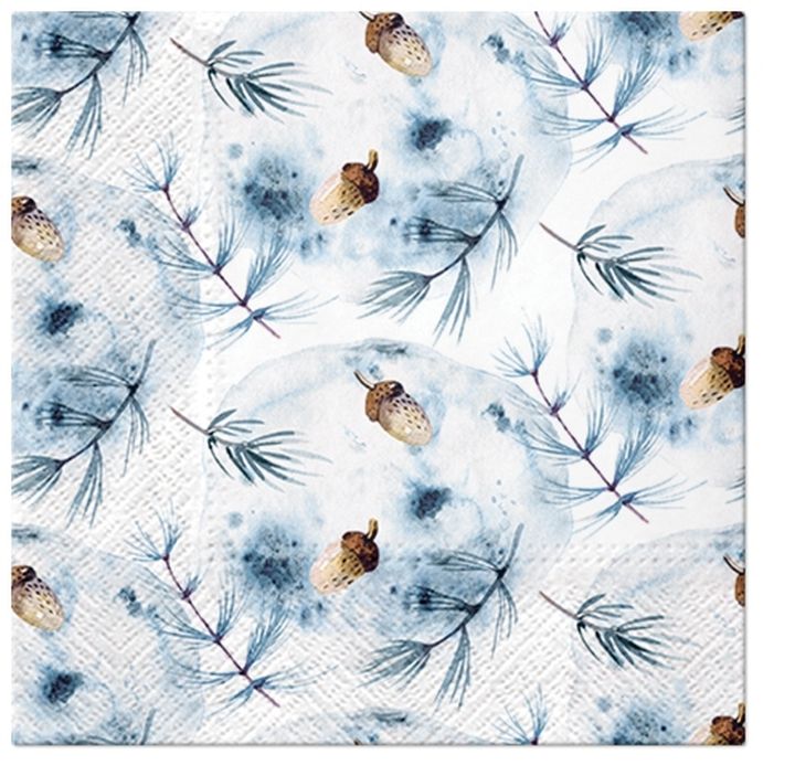 servetele pentru decoupage winter acorns 1 buc ro mxhsdl232400