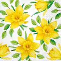 servetele pentru decoupage yellow daffodils 1 buc ro mxhsdl121700